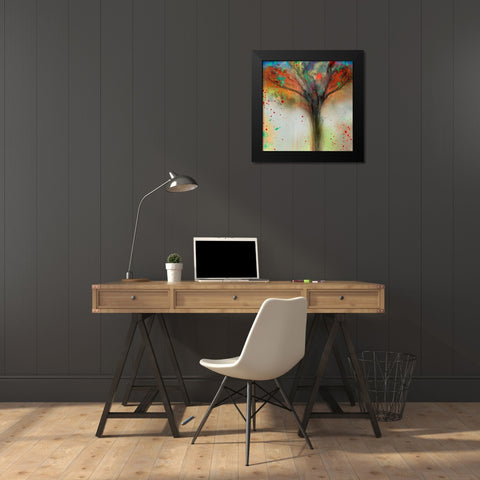 Foggy Morning Black Modern Wood Framed Art Print by Brown, Victoria