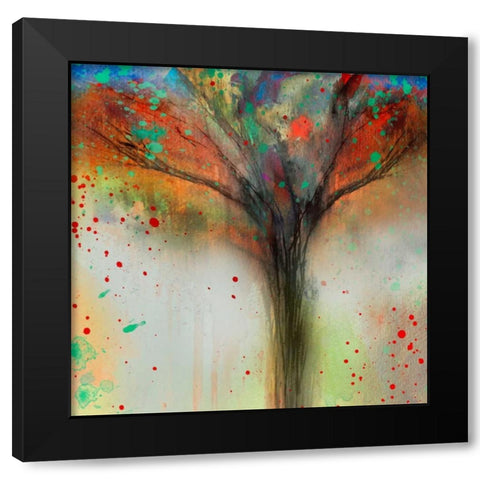 Foggy Morning Black Modern Wood Framed Art Print with Double Matting by Brown, Victoria