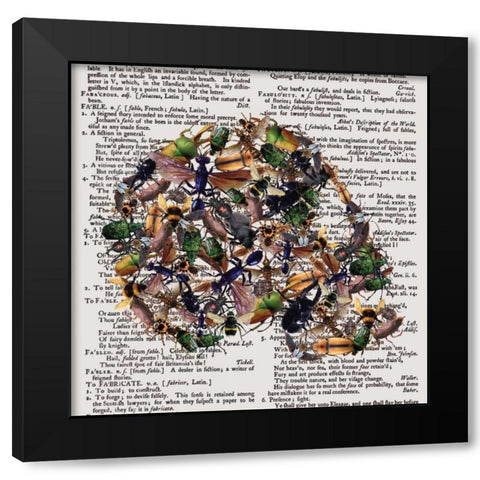 Skull 1.3 Black Modern Wood Framed Art Print with Double Matting by Brown, Victoria