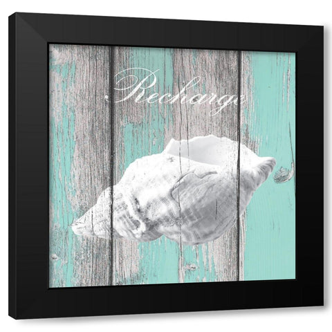 Coastal 2 Black Modern Wood Framed Art Print by Brown, Victoria