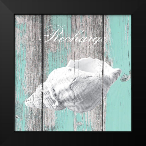 Coastal 2 Black Modern Wood Framed Art Print by Brown, Victoria