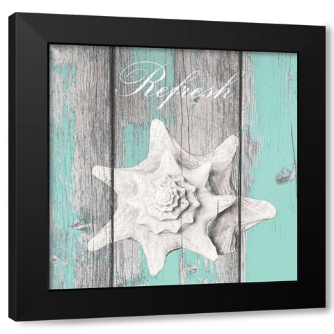 Coastal 5 Black Modern Wood Framed Art Print with Double Matting by Brown, Victoria