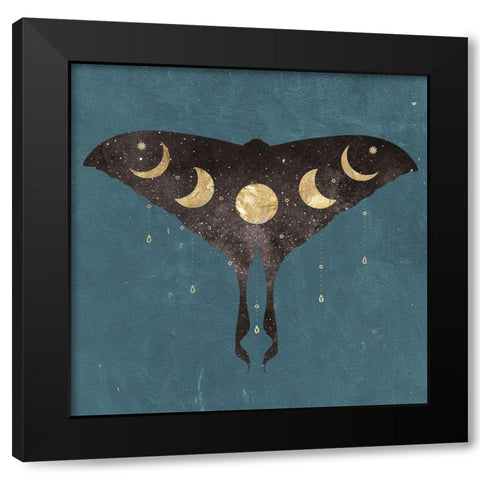La Luna 1 Black Modern Wood Framed Art Print with Double Matting by Brown, Victoria