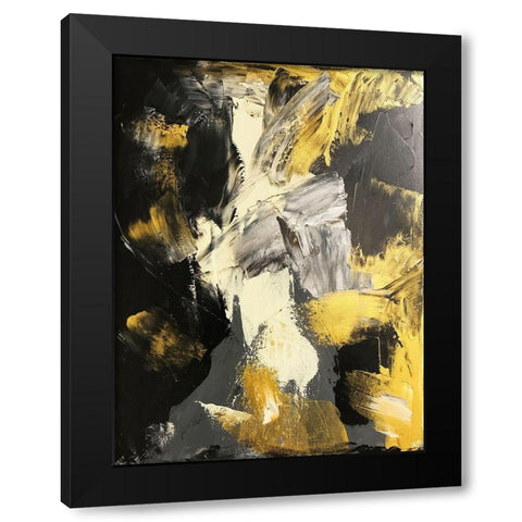 Golden Void Black Modern Wood Framed Art Print with Double Matting by Brown, Victoria