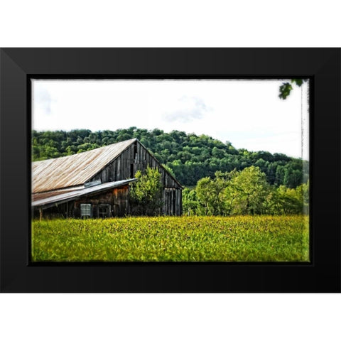 Country Barn 4 Black Modern Wood Framed Art Print by Foschino, Suzanne