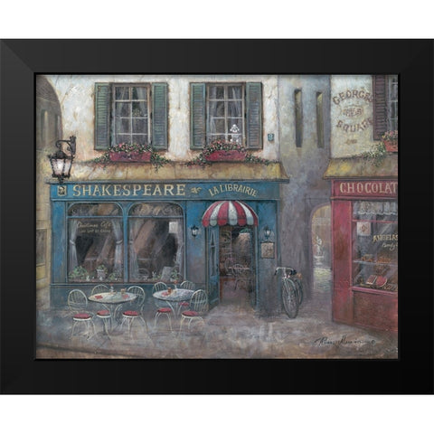 Favorite Getaway Black Modern Wood Framed Art Print by Manning, Ruane