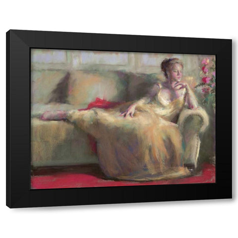 After the Ball II Black Modern Wood Framed Art Print with Double Matting by Dyer, Margaret