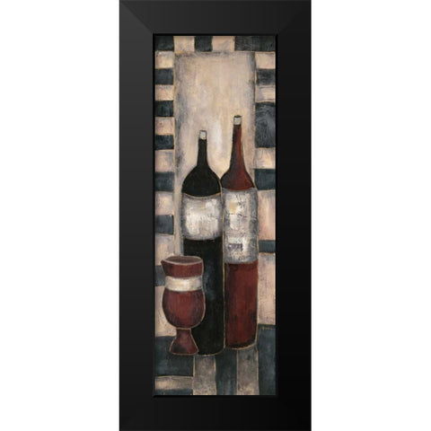 Tribal Texture II Black Modern Wood Framed Art Print by Combs, Joyce