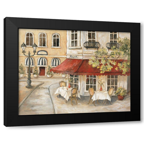 Daytime Cafe II Black Modern Wood Framed Art Print by Olson, Charlene