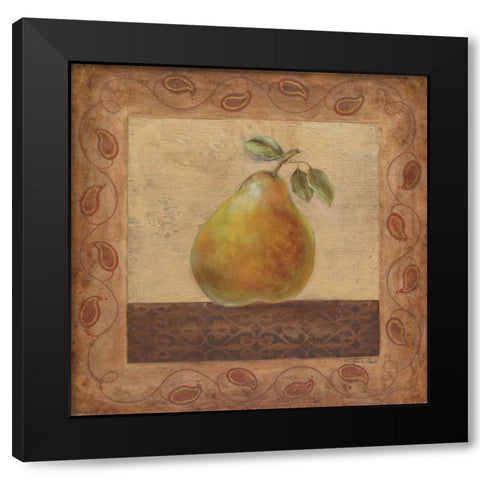 Elegant Edibles I Black Modern Wood Framed Art Print with Double Matting by Tava Studios
