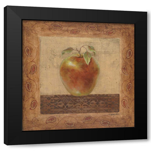 Elegant Edibles II Black Modern Wood Framed Art Print by Tava Studios