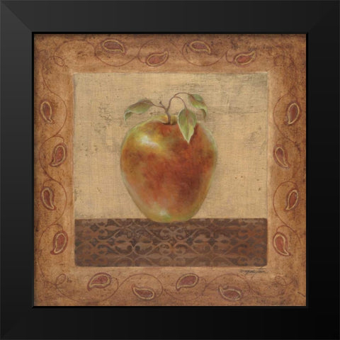 Elegant Edibles II Black Modern Wood Framed Art Print by Tava Studios