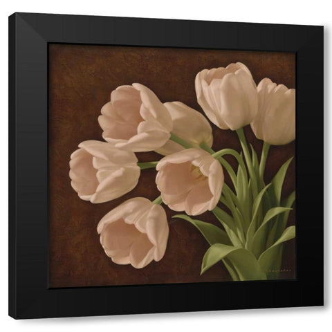 Summer Scent II Black Modern Wood Framed Art Print with Double Matting by Levashov, Igor