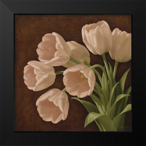 Summer Scent II Black Modern Wood Framed Art Print by Levashov, Igor