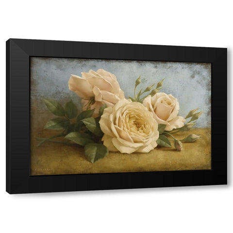 Beauty of Sasha Black Modern Wood Framed Art Print with Double Matting by Levashov, Igor