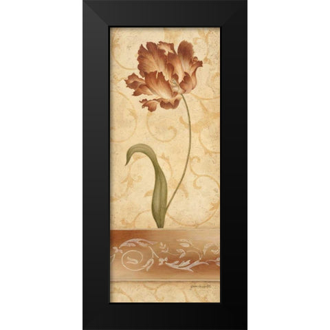 Romantique II Black Modern Wood Framed Art Print by Carroll, Jane