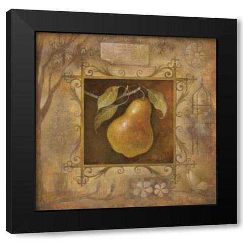 Pera Bella Black Modern Wood Framed Art Print with Double Matting by Vollherbst-Lane, Elaine
