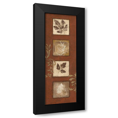 Touches of Autumn I Black Modern Wood Framed Art Print by Carroll, Jane