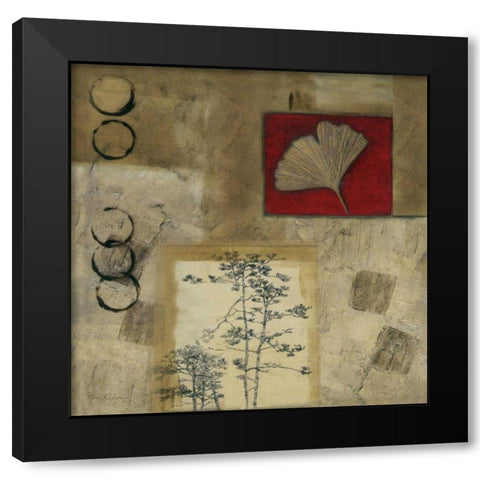 Autumn Trail IV Black Modern Wood Framed Art Print by Olson, Norm