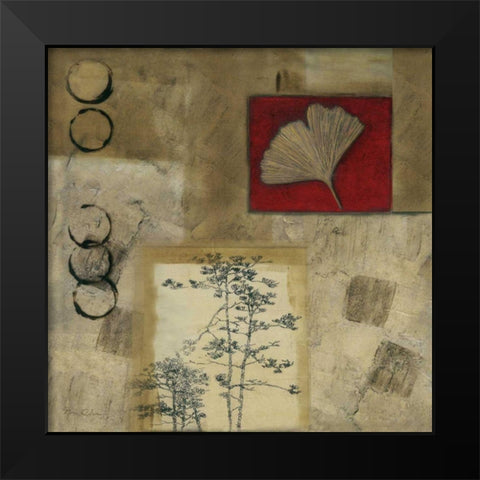 Autumn Trail IV Black Modern Wood Framed Art Print by Olson, Norm