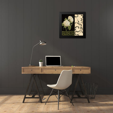Negro y Blanco Simplicidad II Black Modern Wood Framed Art Print by Olson, Charlene