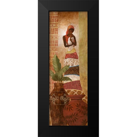 A Mothers Love I Black Modern Wood Framed Art Print by Nan