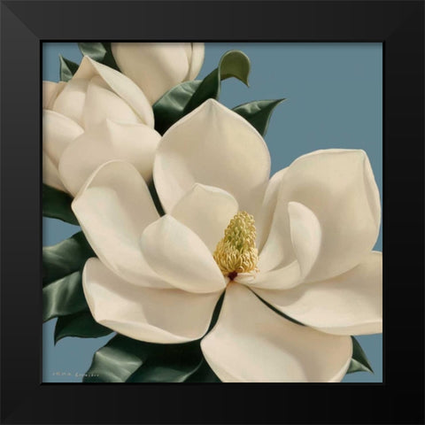Dolce Magnolia Black Modern Wood Framed Art Print by Levashov, Igor