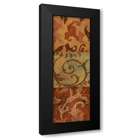 Patina Panel I Black Modern Wood Framed Art Print by Tava Studios