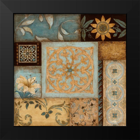 Moroccan Detail II Black Modern Wood Framed Art Print by Tava Studios