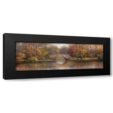 Along the River I Black Modern Wood Framed Art Print with Double Matting by Chiu, T.C.