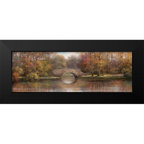 Along the River I Black Modern Wood Framed Art Print by Chiu, T.C.