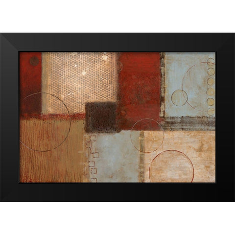 Seasons Go Round I Black Modern Wood Framed Art Print by Tava Studios