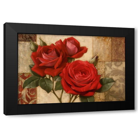 Summers Gift I Black Modern Wood Framed Art Print with Double Matting by Levashov, Igor