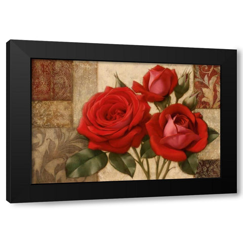 Summerss Gift II Black Modern Wood Framed Art Print with Double Matting by Levashov, Igor