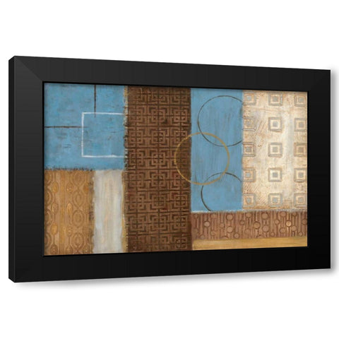 Earth and Sky I Black Modern Wood Framed Art Print by Tava Studios