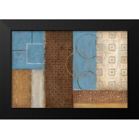 Earth and Sky I Black Modern Wood Framed Art Print by Tava Studios