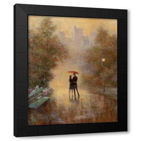 Walk in the Park I Black Modern Wood Framed Art Print by Chiu, T.C.