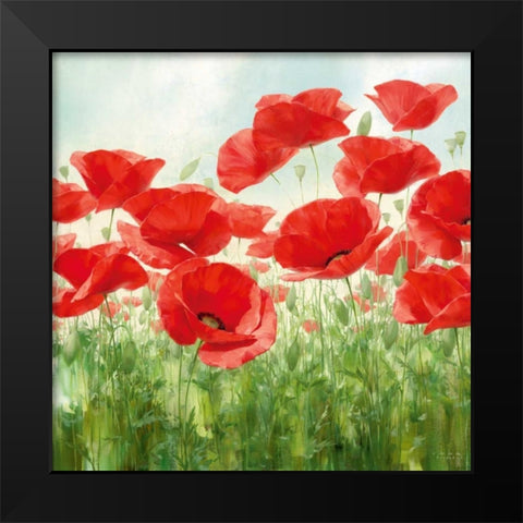 Holland Garden Black Modern Wood Framed Art Print by Levashov, Igor