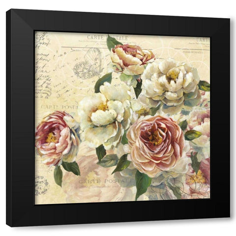 Scented Letter I Black Modern Wood Framed Art Print with Double Matting by Robinson, Carol