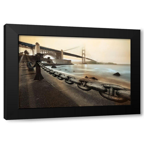 Unchained in Color Black Modern Wood Framed Art Print with Double Matting by Reed, Aaron