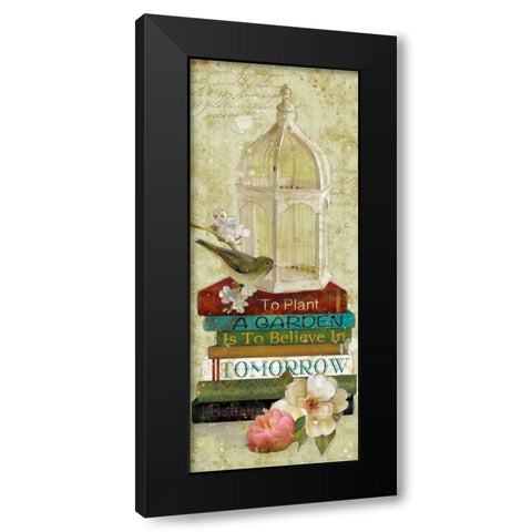 Gardening Guide I Black Modern Wood Framed Art Print by Robinson, Carol