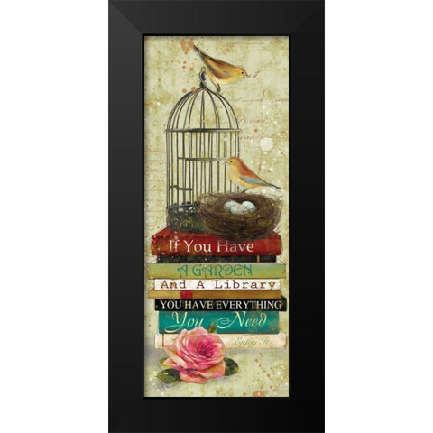 Gardening Guide II Black Modern Wood Framed Art Print by Robinson, Carol