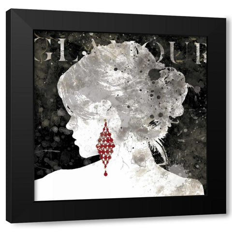 Fashion Silhouette II Black Modern Wood Framed Art Print by Robinson, Carol