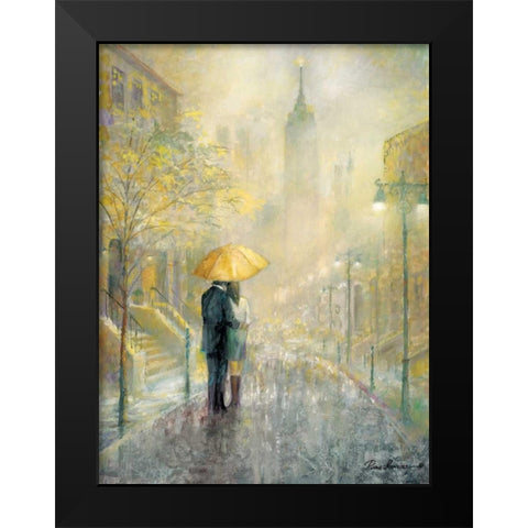 City Romance I Black Modern Wood Framed Art Print by Manning, Ruane