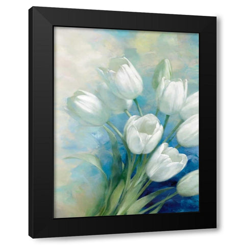 Holland Spring I Black Modern Wood Framed Art Print with Double Matting by Daniels, Rogier