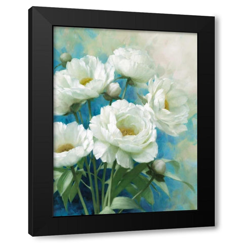 Holland Spring II Black Modern Wood Framed Art Print with Double Matting by Daniels, Rogier