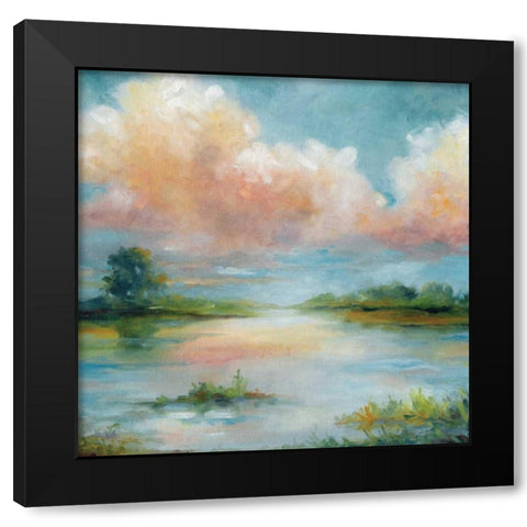 Quiet Spring Black Modern Wood Framed Art Print with Double Matting by Robinson, Carol