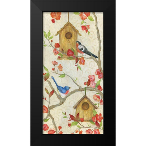 The Neighborhood Black Modern Wood Framed Art Print by Tava Studios