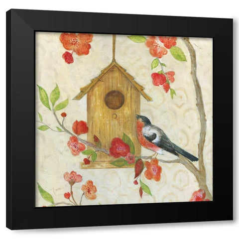 Neighborhood I Black Modern Wood Framed Art Print by Tava Studios