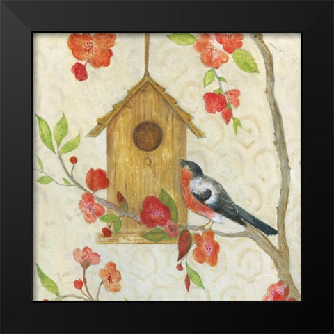 Neighborhood I Black Modern Wood Framed Art Print by Tava Studios